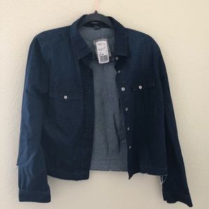 Forever 21 Dark Denim Casual Jacket